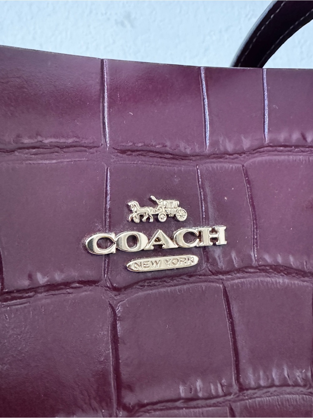 Coach Mollie 25 Croc bag - Picture 4 of 10